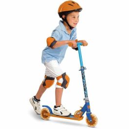 Mondo Scooter de 2 Ruedas Plegable y Metálico Hot Wheels | Ideal para Conducción Segura de Niños