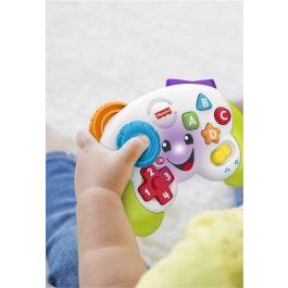 Fisher-Price Mi Primer Mando de Consola Multilenguaje para Bebés de 4 Meses a 3 Años con Luces y Sonidos