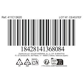 La Mediterranea - Bandeja de Servir Ovalada 25 cm x 14 cm x 3.3 cm, Color Milkycream, Material Melamina (12 Unidades)