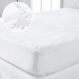 Today Protector de colchón impermeable Essential - TOD1699543577250 - Cama de matrimonio - 160 x 200 cm