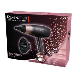 Remington Secador de Pelo Rose Shimmer 2200W Negro/Rosa con Gancho para Colgar