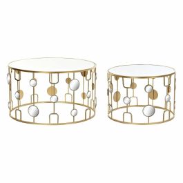 Mesita Auxiliar Glam DKD Home Decor Dorado 80 x 45 x 80 cm Set de 2 Precio: 192.49999989. SKU: B14Y6LQ83Q