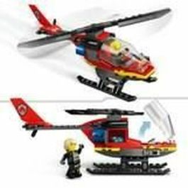 Lego Juego de Construcción Helicóptero de Rescate de Bomberos City, para niños de 5+ años