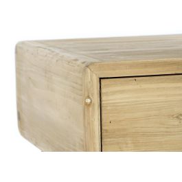 DKD Home Decor Mesa Centro Rebin Loft Marron Negro Abeto Metal 100 x 50 x 52.5 cm