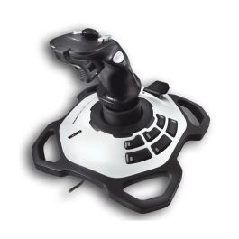 Logitech Extreme 3D Pro S Joystick de Precisión con 12 Botones Programables, Manija Giratoria, Acelerador, USB, PC/Mac