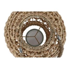 DKD Home Decor Portavela Balines de Jacinto de Agua y Metal, Color Natural, 33x33x71 cm DKD Home Decor Portavela Balines de Jacinto de Agua y Metal, Color Natural, 33x33x71 cm
