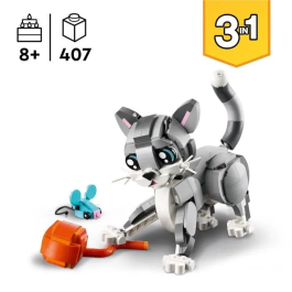 Lego Gato Juguetón 3 en 1 Creator 31163 Set de construcción para niñas a partir de 8 años