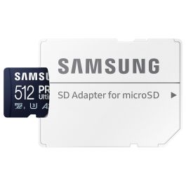 Samsung PRO Ultimate 512GB MicroSDXC UHS-I Adaptador Incluido Velocidad 200 MB/s