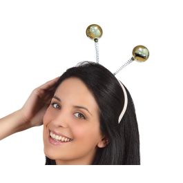 Diadema de Antenas Doradas - Toque Galáctico para Disfraces de Ciencia Ficción o Carnaval Precio: 0.88999977. SKU: B1ENC94D3E