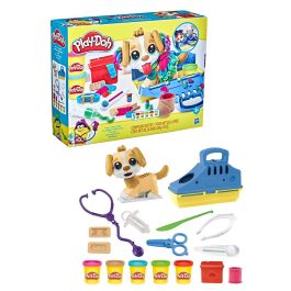 Play-Doh F3639 Kit Veterinario de Juguete para Cachorro. Juego de rol con 10 Herramientas y 5 Colores de Plastilina. +3 Años. Precio: 22.49999961. SKU: S7178680