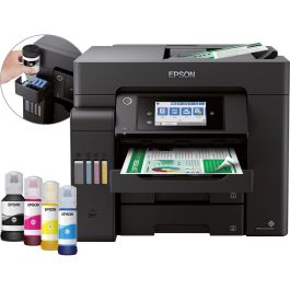 Epson EcoTank ET-5850 Impresora Multifunción 4 en 1 a color A4 con Wi-Fi, Ethernet y Dúplex Automático Precio: 1118.49999965. SKU: S7731819
