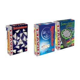Goliath Juegos de Viaje Surtidos: Rummikud, Sopa de Letras o Triominos (Modelos Aleatorios)