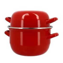 Olla para mejillones - MENASTYL - 3645562 - Acero esmaltado - Negro - 18 cm - 2,7 litros - Apto para todo tipo de fuegos, incluida inducción Precio: 28.69000024. SKU: B1HALS9C8L
