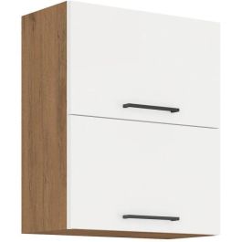 Rock ROCK60GUWH Columna Roble Lancelot y melamina blanco brillo 60 cm 2 puertas basculantes Precio: 104.79000026. SKU: B1ARGXGNMW