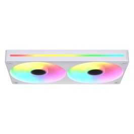 Cougar Unity240-FB CF-UN240RW-RGB Ventilador Líquido 240mm ARGB PWM Blanco - 2 Ventiladores Reversos de 120mm, FDB, 700-1600 RPM
