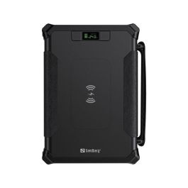 Sandberg Survivor Powerbank 96000 mAh 8 en 1 Robusto, Resistente Agua, USB-C, USB-A QC, DC 12V, Carga Inalámbrica, Linterna