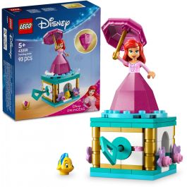 LEGO 43259 Disney Princess Ariel Bailarina - Set de Construcción La Sirenita con Vestido Diamante y Base Giratoria para Niños +5 Años