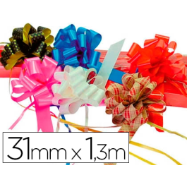 Eurocinsa Cinta para Lazos Oro 130 cm x 31 mm Polipropileno Precio: 18.69000001. SKU: B1K9Q64M3A