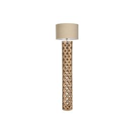 DKD Home Decor Lámpara de Pie Colonial Natural Beige de Mango y Poliéster, 41.5x158x41.5 cm, E27 50W Precio: 148.78999982. SKU: B1CYDR9P4P