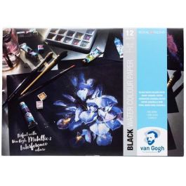 Talens Van Gogh Bloc de Papel para Acuarela A4 Negro 360 gr 12 Hojas Precio: 7.49999987. SKU: B1JYDAYGVS