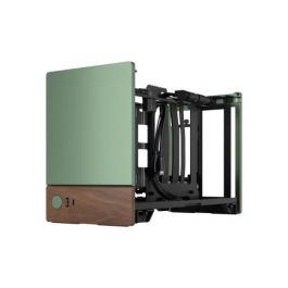 Fractal Design Terra FD-C-TER1N-03 Small Form Factor (SFF) Verde, Compatible con Mini-ITX, Aluminio y Nuez