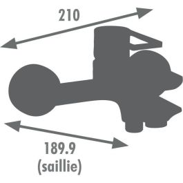 Edouard Rousseau EDO3047404062637 Mezclador de Baño-Ducha Styl Cromo