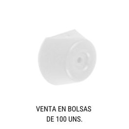 Herrajes Fab.Nacional Soporte Estante Medio Punto Blanco Pack 100 Unidades