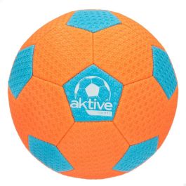 Pelota de playa Aktive Neon 5 PVC Goma (12 Unidades)