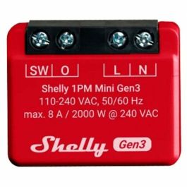 Shelly Módulo switch Mini 1PM Gen3 Wi-Fi BT Precio: 25.4999998. SKU: B136F5R6LY
