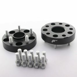 Japan Racing JRWA1-30MM-5L-57BK Adaptadores para llantas, 30 mm, 5 tornillos, 112 mm PCD, centro 57.1 mm, color negro