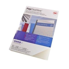 Gbc Tapas Encuadernación Polyclearview A4 Pp 300 Micras Transparente Mate Paquete 100 Ud