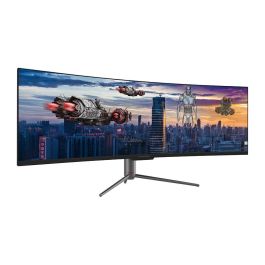 LC-Power LC-M49-DQHD-120-C-Q Monitor 49" UltraWide Quad HD QLED 120Hz VA+DP+HDMI Negro Curvo 1800R