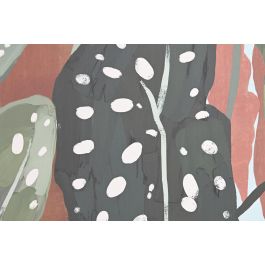 DKD Home Decor Cuadro Plantas Multicolor Lino 120 x 90 x 4 cm (2 Unidades)