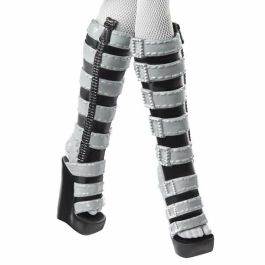 Mattel Muñeca Monster High Reel Drama Clawdeen en Blanco y Negro