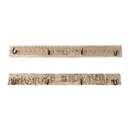 DKD Home Decor Perchero Pared Item Home 4 x 15 x 120 cm Madera Tallada Precio: 89.88999976. SKU: B1B4B2TMKB