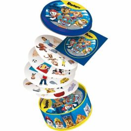 Asmodee ASM3558380096184 Dobble Pat Patrouille Juego de Mesa 5 Minijuegos a Partir de 6 Años Idioma Francés