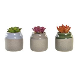 DKD Home Decor Planta Scandi de Porcelana, Colores Surtidos (Verde, Gris, Azul Celeste), 7.5x12x7.5 cm, Pack 6 Unidades Precio: 14.88999985. SKU: B1JQVNFYH2