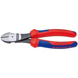Knipex 74 02 200 Alicate Diagonal de Corte Kraft Acero Cromo Vanadio 4.2mm Plástico Azul/Rojo 200mm Precio: 53.49999996. SKU: B1D3MQ3JLE