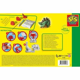 Ses Creative SES01406 Kit de Moldeo y Pintura de Dinosaurios