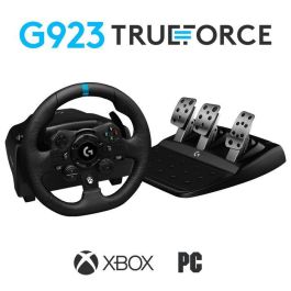 Logitech G923 Volante y Pedales de Carreras para Xbox Series X|S, Xbox One y PC, USB
