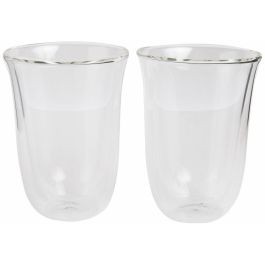 DeLonghi Set de 2 Tazas de Doble Pared, Vasos Térmicos Aislantes para Latte Macchiato y Café, 22 cl DeLonghi Set de 2 Tazas de Doble Pared, Vasos Térmicos Aislantes para Latte Macchiato y Café, 22 cl