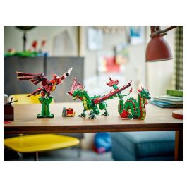 Lego Dragón Medieval 31161 Creator, Juego de Construcción, 3 Modelos en 1, Edad +9 Años
