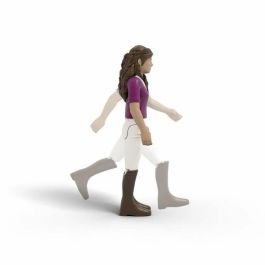Schleich SCH42776 - Figura de entrenamiento de torneo de Lisa, Horse Club Series