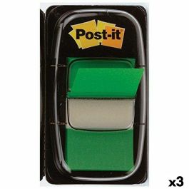 Notas Adhesivas Post-it Index 25 x 43 mm Verde (3 Unidades) Notas Adhesivas Post-it Index 25 x 43 mm Verde (3 Unidades)