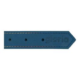 Gloria Collar para Perro Oasis de Piel Nobuck Azul, 40 cm x 15 mm, Doble Capa y Costura Reforzada para Confort y Duración Gloria Collar para Perro Oasis de Piel Nobuck Azul, 40 cm x 15 mm, Doble Capa y Costura Reforzada para Confort y Duración