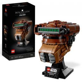 LEGO 75351 Casco Princesa Leia (Boushh) Star Wars, Set de Construcción, 670 piezas, Plástico, para Adultos