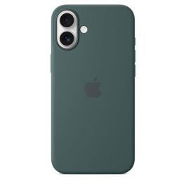 APPLE iPhone 16 Plus - Funda de Silicona con MagSafe - Verde Lago APPLE iPhone 16 Plus - Funda de Silicona con MagSafe - Verde Lago