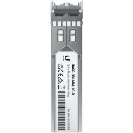 Ubiquiti SFP Módulo Transceptor de Fibra Óptica Multimodo Dúplex 1 Gbps con 2 Conectores LC, Alcance 550m (Pack de 2)