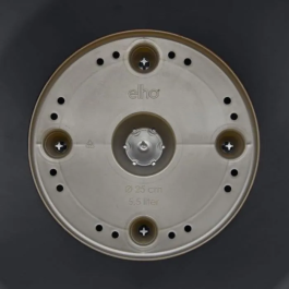 Elho ELH8711904200930 Loft Urban Maceta redonda High 42, Negro - Ø 42 x H 56 cm, 100% reciclado