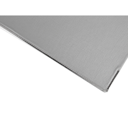 Liderpapel Archivador de palanca A4 Documenta forrado PVC con Rado lomo 75mm gris compresor metálico